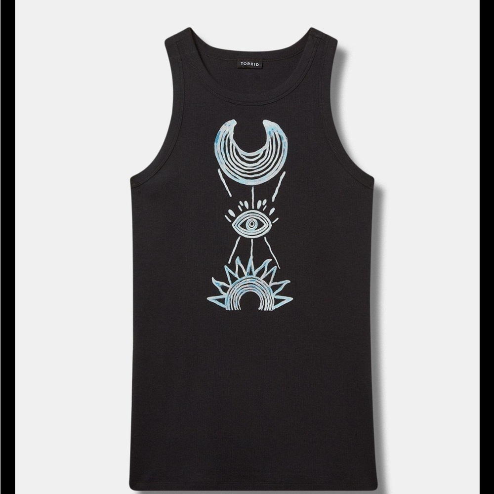 Torrid high neck sun/ moon tank